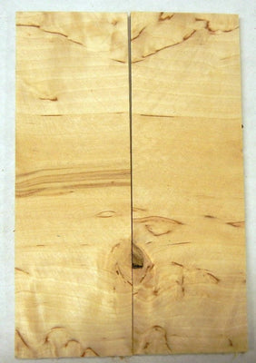 Birch Masur Cross Cut (2 pc) Knife Scales 3/16