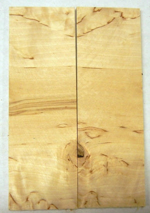 Birch Masur Cross Cut (2 pc) Knife Scales 3/16" x 1 1/2" x 5" - 1291 - Wood Acrylic Supply