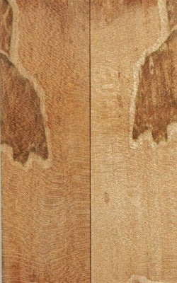 Oak Tiger Spalted/Stabilized Brown 2 pc Knife Scales  1/2