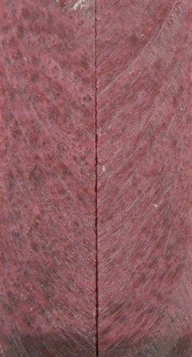 Crushed Cranberry Inlace Acrylester 05 2 pc Knife Scales  3/8" x 1 1/2" x 6" 0 - Wood Acrylic Supply
