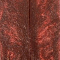 Crushed Cranberry Inlace Acryl 05 w Eye 2 pc Knife Scales 1/4"x1 1/2"x6"      E01