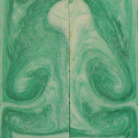 Spring Mist Inlace Acrylester #46 2 pc Knife Scale  1/4"x1 1/2"x5"      003 - Wood Acrylic Supply