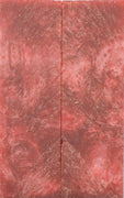 Crushed Cranberry Inlace Acryl #05 (2 pc) Knife Scale  1/4"x1 1/2"x5"    001 - Wood Acrylic Supply