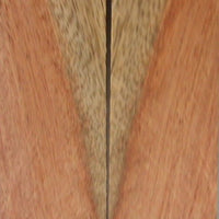 Afzelia Burl w Sap (2 pc) Knife Scales 3/8" x 1 1/2" x 6" - 8170 - Wood Acrylic Supply