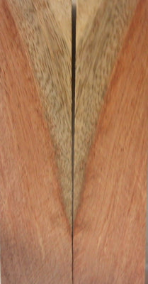 Afzelia Burl w Sap (2 pc) Knife Scales 3/8