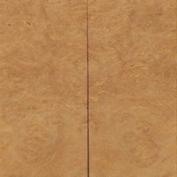 Satinwood Pyinma  Burl (2 pc) Knife Scale  1/4"x1 1/2"x5"      701 - Wood Acrylic Supply