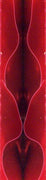 Raspberry Swirl Acrylic #05 2 pc Mini Knife Scale  3/16"x3/4"x5" - Wood Acrylic Supply