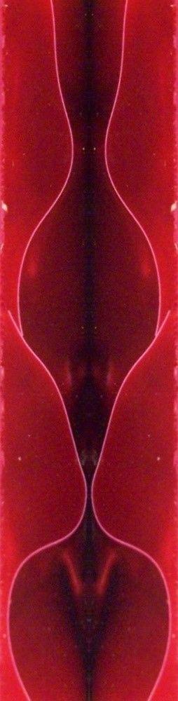 Raspberry Swirl Acrylic #05 2 pc Mini Knife Scale  3/16"x3/4"x5" - Wood Acrylic Supply