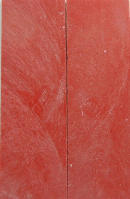 Solid Red Acrylester sc3 (2 pc) Straight Razor Scales  3/16