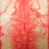 Raspberry Parfait Acrylester #68 (2 pc) Knife Scales 3/8" x 2" x 6" - 1664 - Wood Acrylic Supply