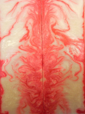 Raspberry Parfait Acrylester #68 (2 pc) Knife Scales 3/8