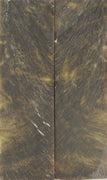 Antique Gold Inlace Acrylester #34 (2 pc) Knife Scaless  1/4"x1 1/2"x5"    004