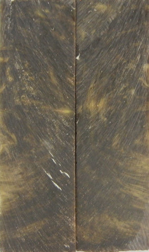 Antique Gold Inlace Acrylester #34 (2 pc) Knife Scaless  1/4"x1 1/2"x5"    004