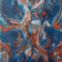 Dolphins Acrylester #55 (2 pc) Knife Scales 3/16" x 1" x 5" - 0663 - Wood Acrylic Supply