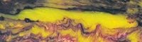 1" x 1 1/2" x 5" Knife Blank Banana Grape Acrylester #39 - Wood Acrylic Supply