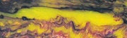 1" x 1 1/2" x 5" Knife Blank Banana Grape Acrylester #39 - Wood Acrylic Supply