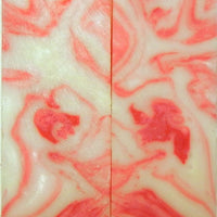 Raspberry Parfait Acrylester #68 (2 pc) Knife Scales 3/16" x 1" x 5" - 1670 - Wood Acrylic Supply