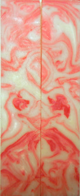 Raspberry Parfait Acrylester #68 (2 pc) Knife Scales 3/16