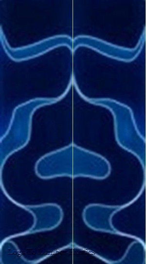 Midnight Sky Acrylic 38 2 pc Mini Knife Scale  3/16"x3/4"x5" - Wood Acrylic Supply
