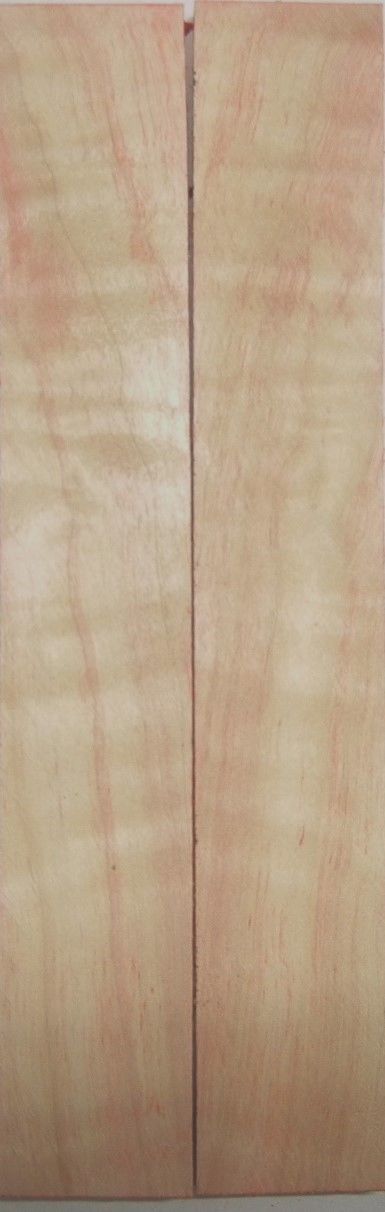 Box Elder Flamed (2 pc) Knife Scales 3/16" x 1" x 6" - 1114 - Wood Acrylic Supply