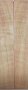 Box Elder Flamed (2 pc) Knife Scales 3/16" x 1" x 6" - 1114 - Wood Acrylic Supply