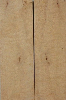 Eucalyptus Curly 2 pc Pistol Grip/Knife Scaless  3/8