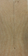 Oak Black Burl (2 pc) Knife Scaless 1/4" x 1 1/2" x 6" - 7545