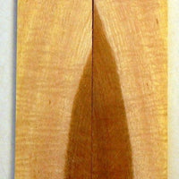 Mesquite Figured Curly (2 pc) Knife Scales 1/4" x 1 1/2" x 5" - 1513 - Wood Acrylic Supply