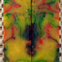 VietNam Veteran Inlace Acrylester (2 pc) Mini Knife Scales  3/16"x1"x5"    001 - Wood Acrylic Supply