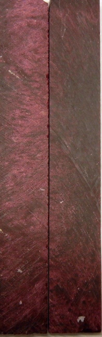 Crushed Cranberry Acrylester #05 (2 pc) Knife Scales 3/16" x 3/4" x 5" - 1343 - Wood Acrylic Supply