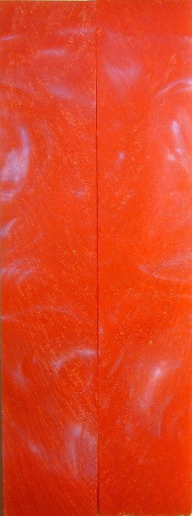 Cotton Candy Pink Acrylester #15 (2 pc) Knife Scaless 3/16" x 1" x 5" - 1414
