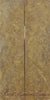 Antique Gold Inlace Acrylester #34 2 pc Knife Scaless  1/4" x 1 1/2" x 6" 4002