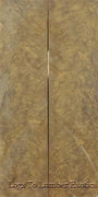 Antique Gold Inlace Acrylester #34 2 pc Knife Scaless  1/4" x 1 1/2" x 6" 4002