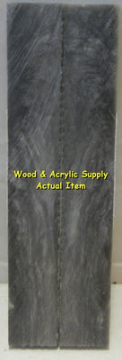 Crushed Silver Acrylester #20 (2 pc) Knife Scales 3/16