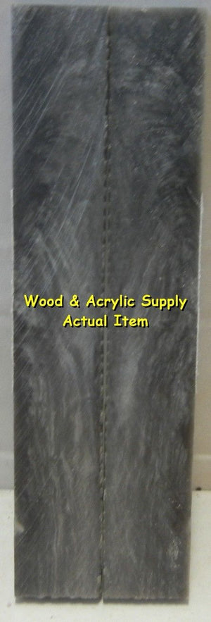 Crushed Silver Acrylester #20 (2 pc) Knife Scales 3/16" x 3/4" x 5" 5899 - Wood Acrylic Supply