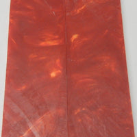 Golden Red Acrylester #14 (2 pc) Knife Scaless  3/16"x1 1/2"x5"    002
