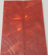 Golden Red Acrylester #14 (2 pc) Knife Scaless  3/16"x1 1/2"x5"    002