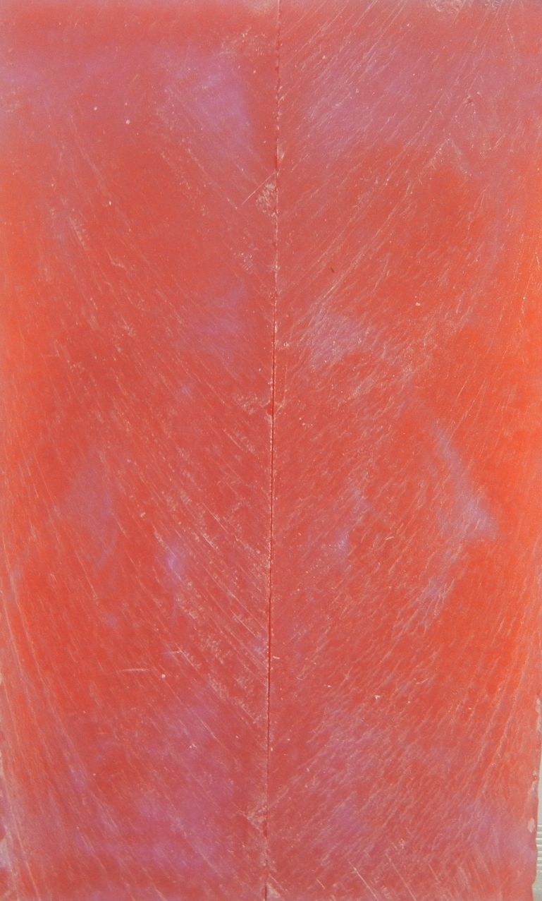Pink Sky Inlace Acrylester #29 (2 pc) Knife Scaless  3/8"x1 1/2"x5"    001