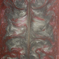 Crimson & Silver Acrylester #40 (2 pc) Razor Scaless 3/16" x 2" x 5" SKU 6763