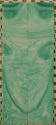 Spring Mist Inlace Acrylester #46 (2 pc) Mini Knife Scales  3/16"x1"x5"    003