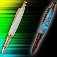 Glow Stonez - #01 Firefly  3/4" x 5" Pen Blank Blanks - Wood Acrylic Supply