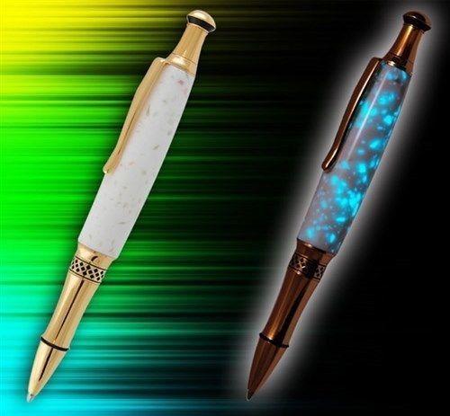 Glow Stonez - #01 Firefly  3/4" x 5" Pen Blank Blanks - Wood Acrylic Supply