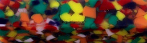 Confetti Acrylic. #20 pc Pen Blank Short 3/4" x 2 7/8" - 3 7/8"