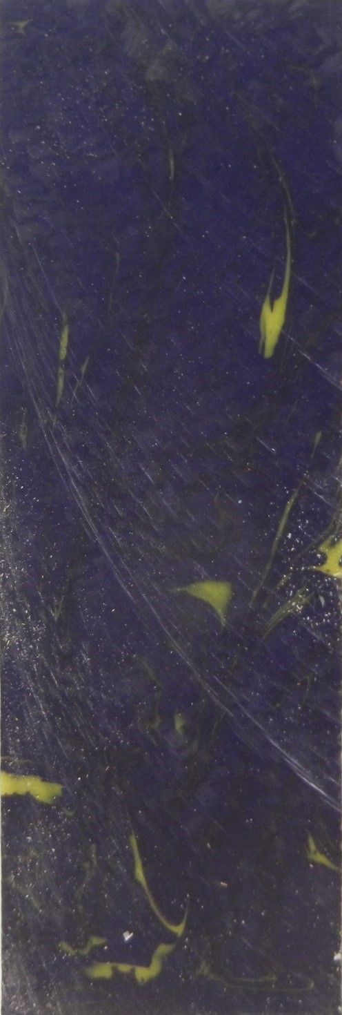 Alumilit not Acrylic Purple Yellow (1 pc) Inlay/Thin 1/4x2x6 6019