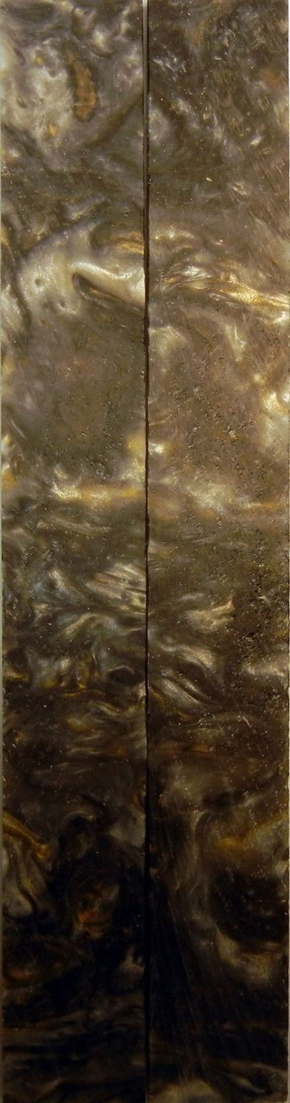 Gold Rush Acrylester #111 (2 pc) Knife Scales 3/16" x 3/4" x 6" - 1697 - Wood Acrylic Supply
