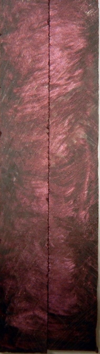 Crushed Cranberry Acrylester #05 (2 pc) Knife Scales 3/16" x 3/4" x 5" - 1344 - Wood Acrylic Supply