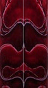 Strawberry Mesh Acrylic 2 pc Mini Knife Scale  3/16"x3/4"x5" - Wood Acrylic Supply