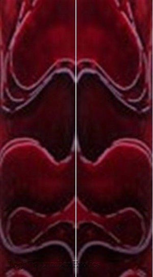 Strawberry Mesh Acrylic 2 pc Mini Knife Scale  3/16"x3/4"x5" - Wood Acrylic Supply