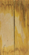 Tamarind Spalted Dyed Light Yellow (2 pc) Knife Scaless  1/4" x 1 1/2" x 6" 5111