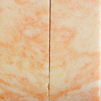 Orange Creamsicle Acrylester #52 (2 pc) Knife Scales 3/16" x 1" x 4" - 0869 - Wood Acrylic Supply
